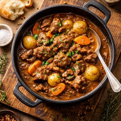 Lamb beer stew