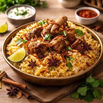 Lamb biriyani