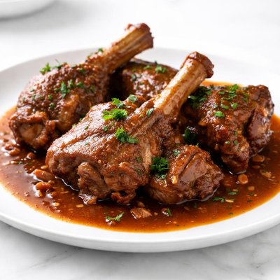 Lamb in sauce