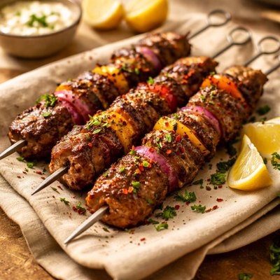 Lamb kebabs