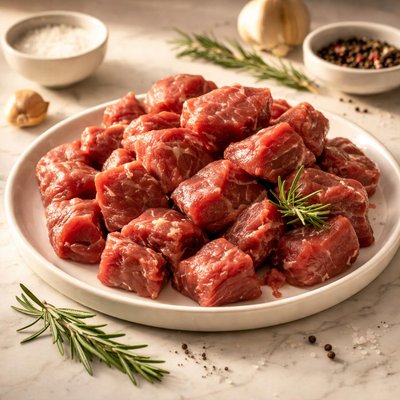 Lamb or beef stew meat
