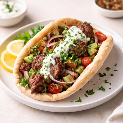 Lamb pita