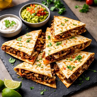 Lamb quesadilla