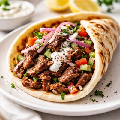 Lamb shawarma