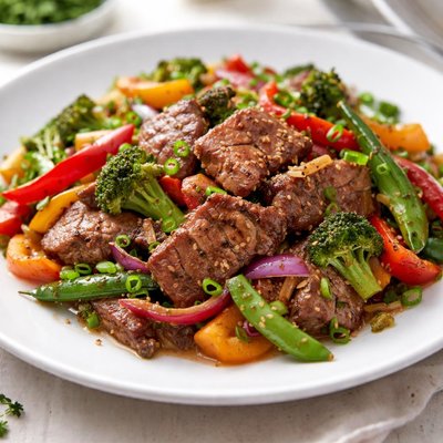Lamb stir fry