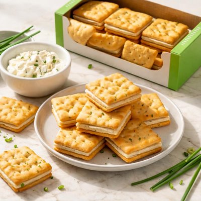Lance cream cheese and chives crackers