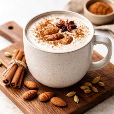 Large almond chai latte