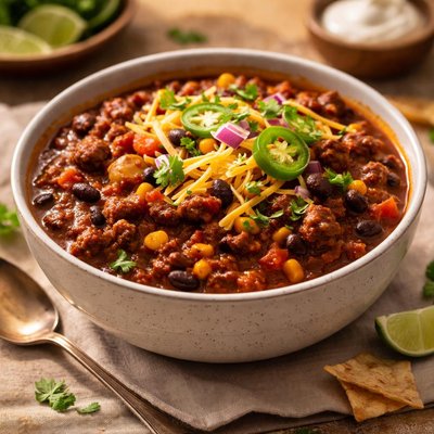 Large bowl chili