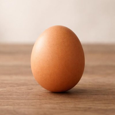 Large brown egg