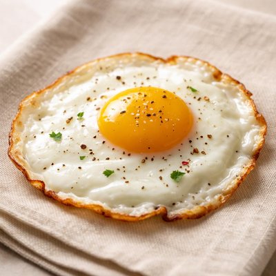 Large egg sunnyside up