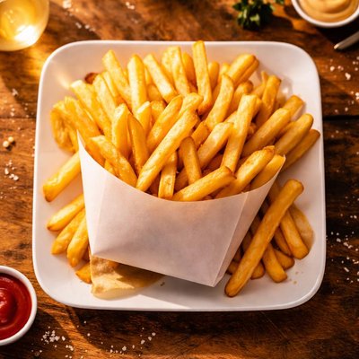 Large fries burger king