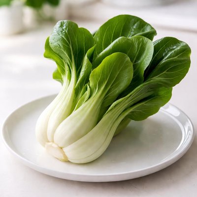 Large head of baby bok choy