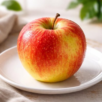 Large honeycrisp apple