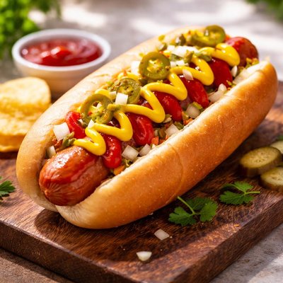 Большая хот-дог