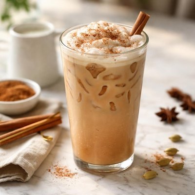 Large iced chai