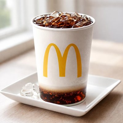 Large mcdonalds coke