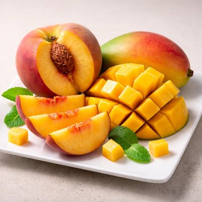 Large peach mango