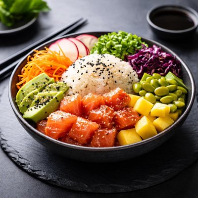 Large poke bowl