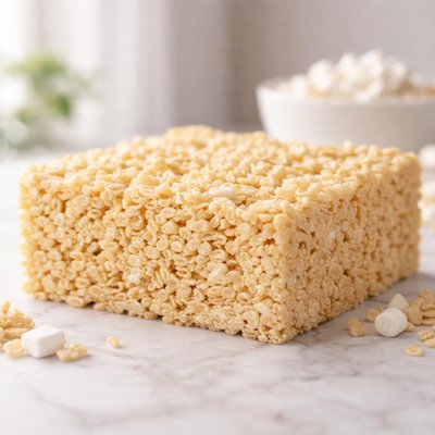 Large rice krispy treat