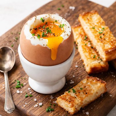 Large soft boiled egg