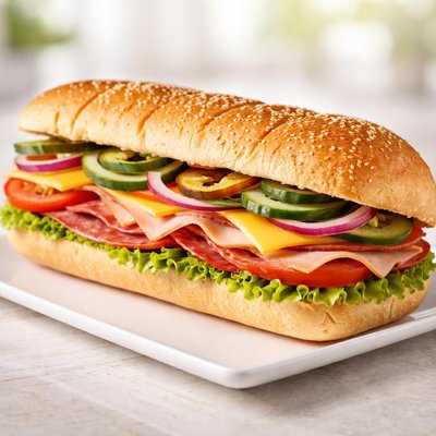 Sándwich grande de Subway