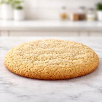 Large sugar cookie