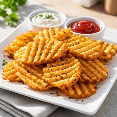 Large waffle fries