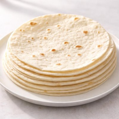 Large white tortilla
