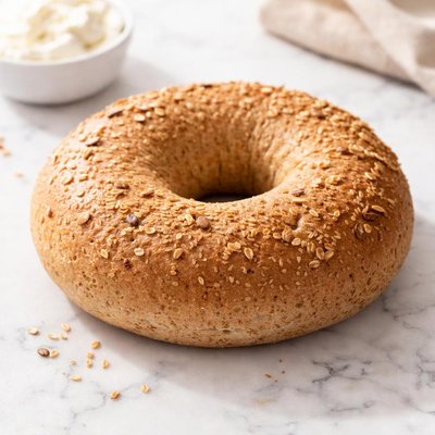Large whole wheat bagel
