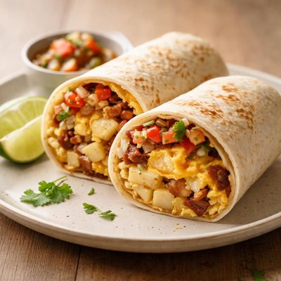 Las chicas breakfast burrito