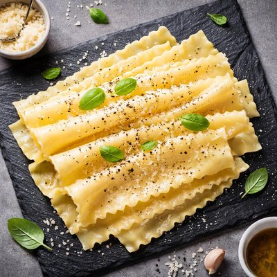 Lasagna noodles cooked