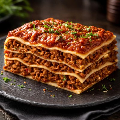 Lasagna without cheese