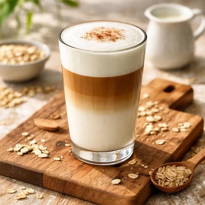 Latte macchiato oat milk