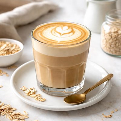 Latte with oat milk