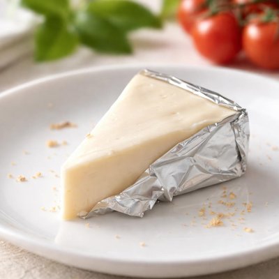 Laughing cow cheese wedge