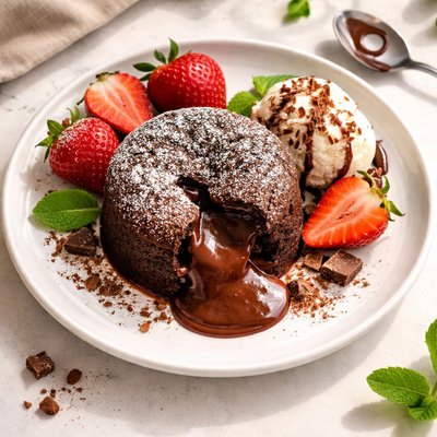Lava cake dominoes