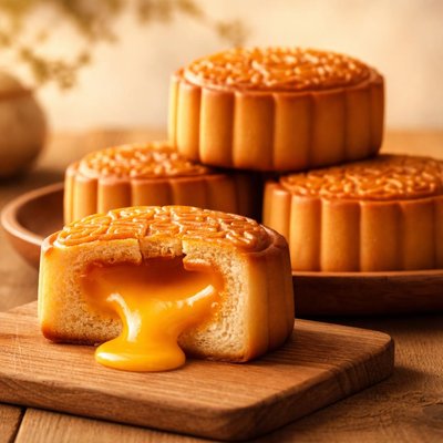 Lava custard mooncake
