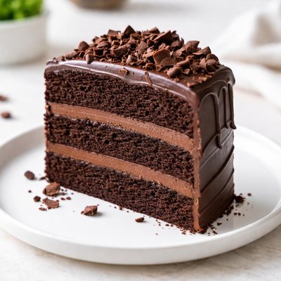 Layered chocolate cake