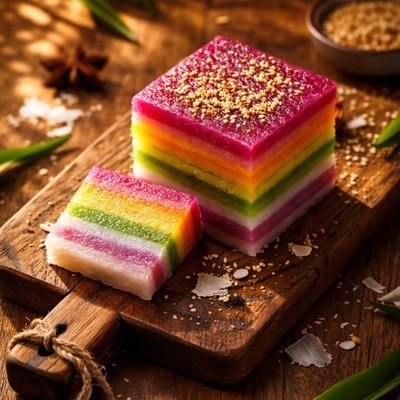 Layered rice cake