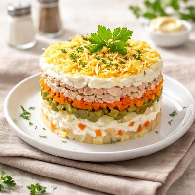 Layered salad