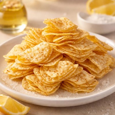 Layers salt and vinegar