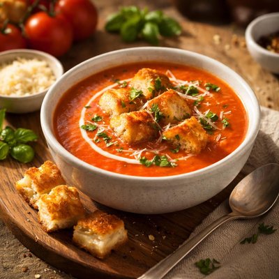 Lazy dog tomato soup