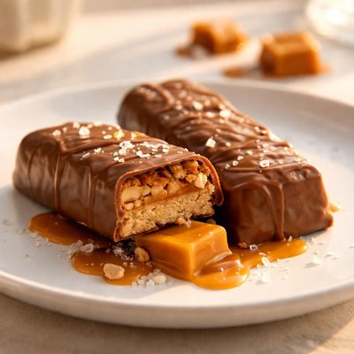 Leader promour salted caramel protein bar