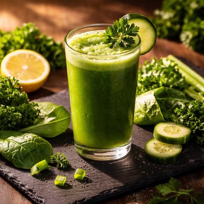 Leafy greens juice