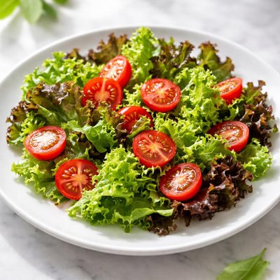 叶菜生菜和番茄