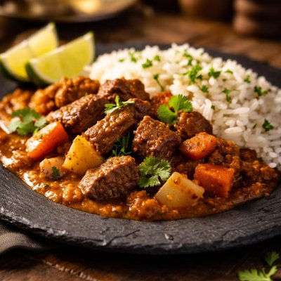 Lean beef curry