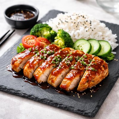 Lean chicken teriyaki