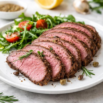 Lean roast beef