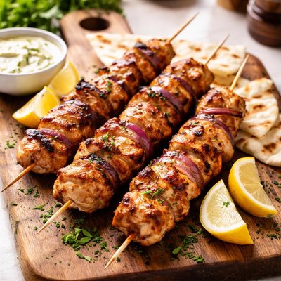 Lebanese chicken skewer