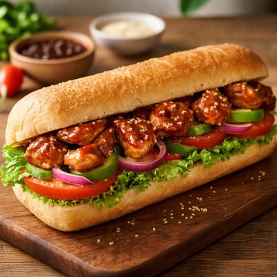 Legendary teriyaki chicken subway